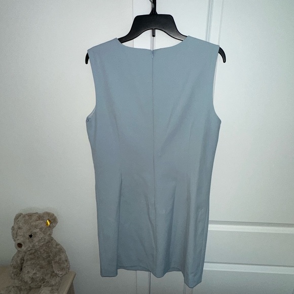 💙 Brooks Brothers Light Blue Embroidered Sheath Dress | Size 16 | NWT - Picture 5 of 5